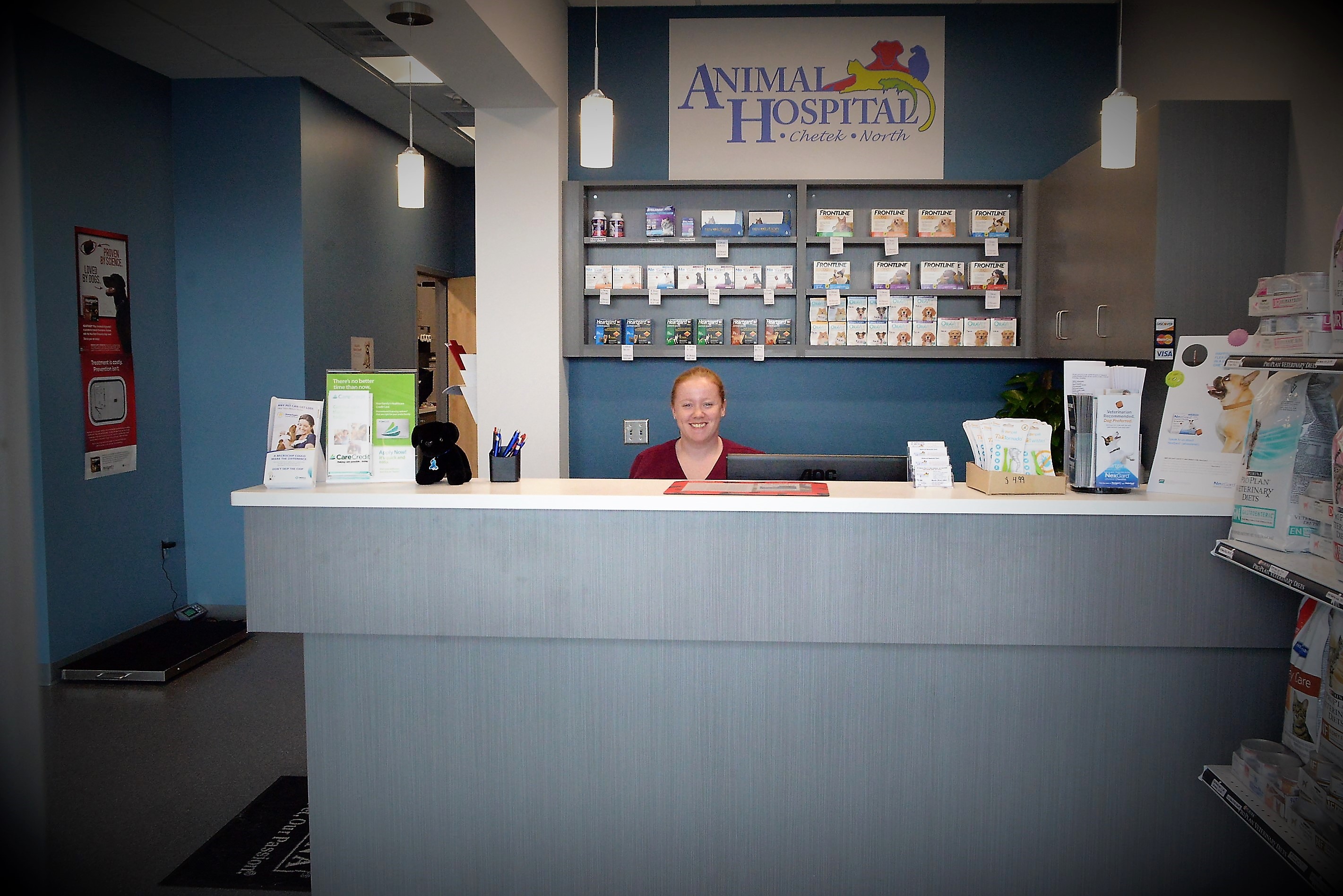 Welcome to the Animal Hosptial North in Rice Lake WI. Built in 2017 with your pet in mind this hospital features modern technology and a caring staff. Feel free to schedule a tour by calling 715-76-6650 or email us at animalhospitalnorth@gmail.com